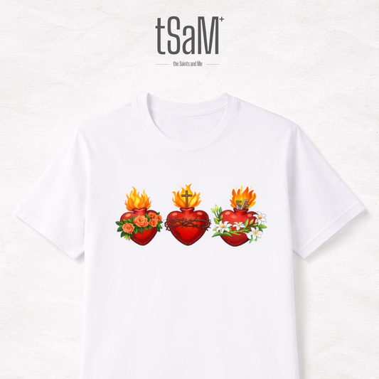 Sagrada Familia Holy Family Hearts Premium Shirt