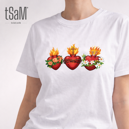 Sagrada Familia Holy Family Hearts Premium Shirt