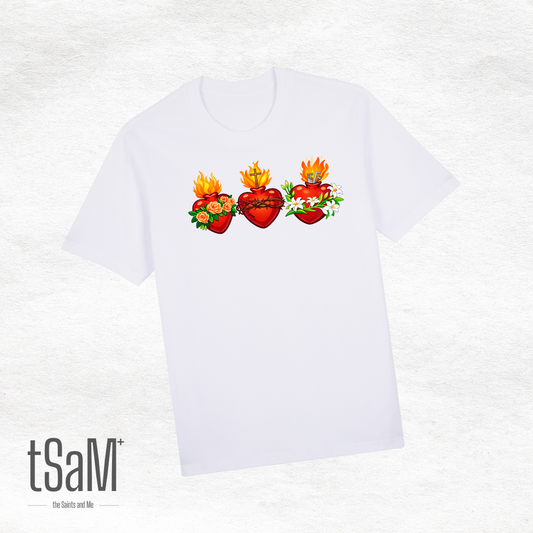 Sagrada Familia Holy Family Hearts Premium Shirt