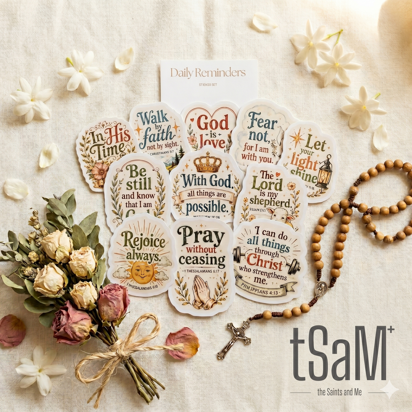 Sacred Stickers — Handcrafted Catholic Sticker Sets