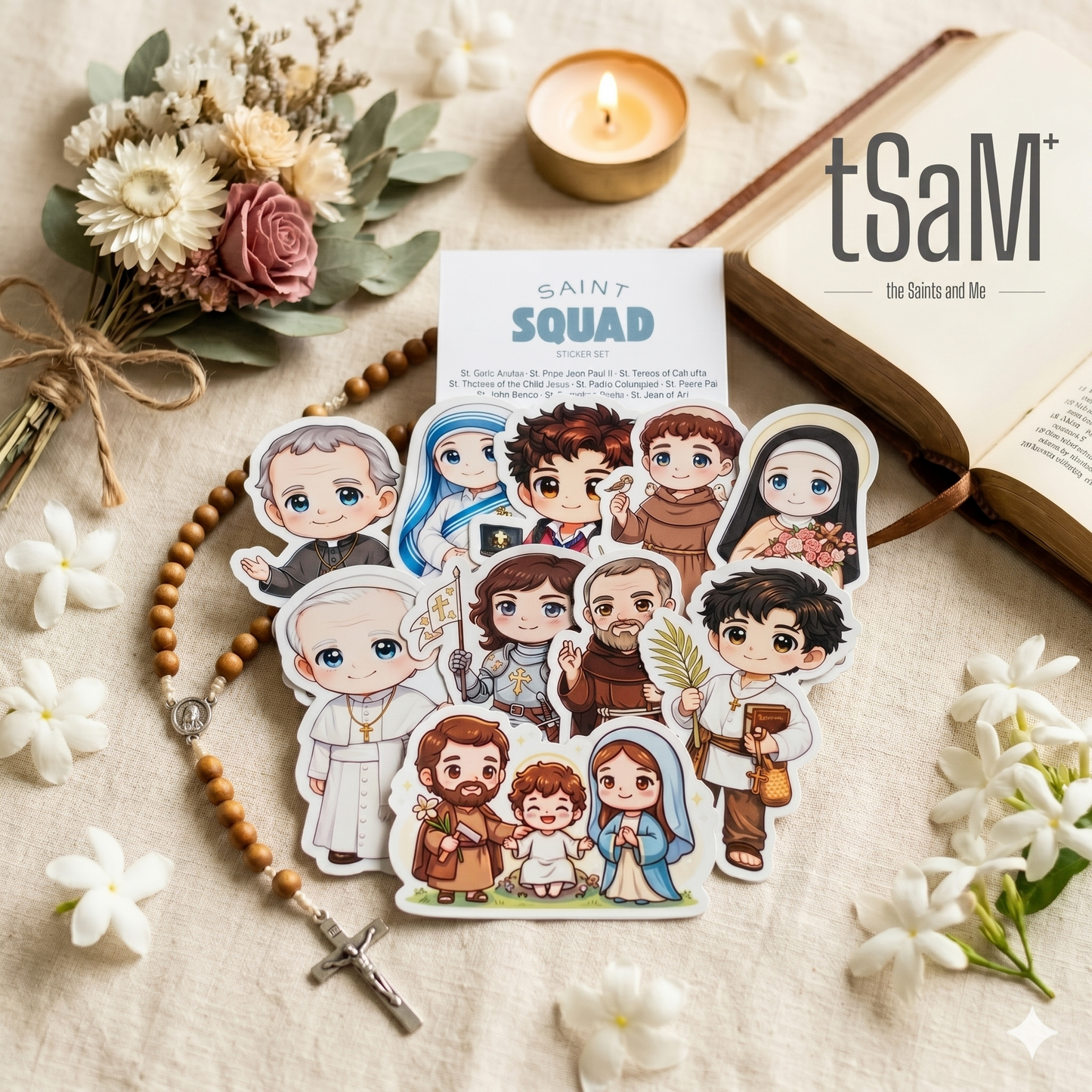 Sacred Stickers — Handcrafted Catholic Sticker Sets